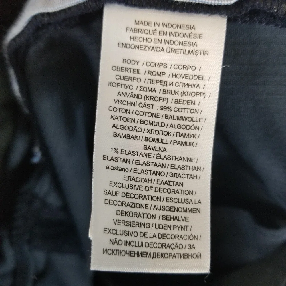 Polo Ralph Lauren Chino Pants Mens‎ 34x30 Navy Blue Bedford Stretch Corduroy